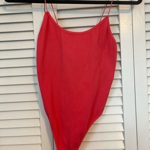 Bright Coral Bodysuit